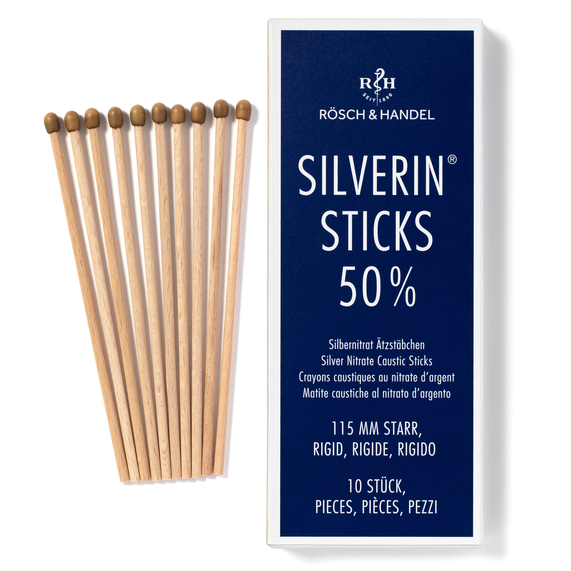 SILVERIN STICKS 50% with silver nitrate